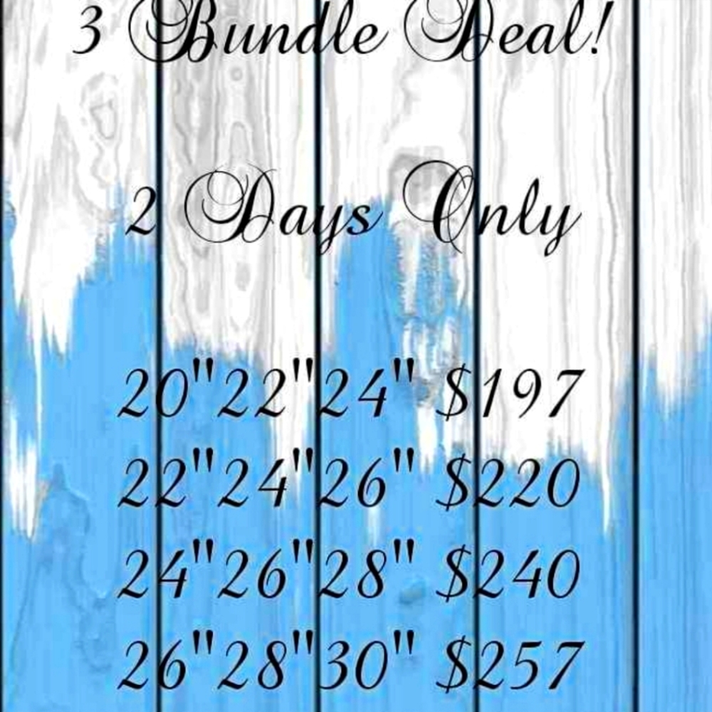 3 Bundle Deals